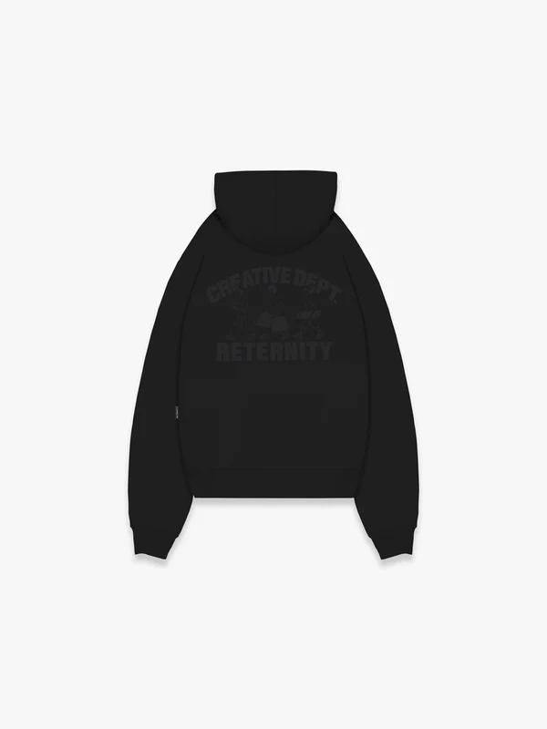 Creative Dept Logo Zipper Hoodie - Black B