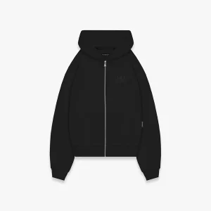 Creative Dept Logo Zipper Hoodie - Black F