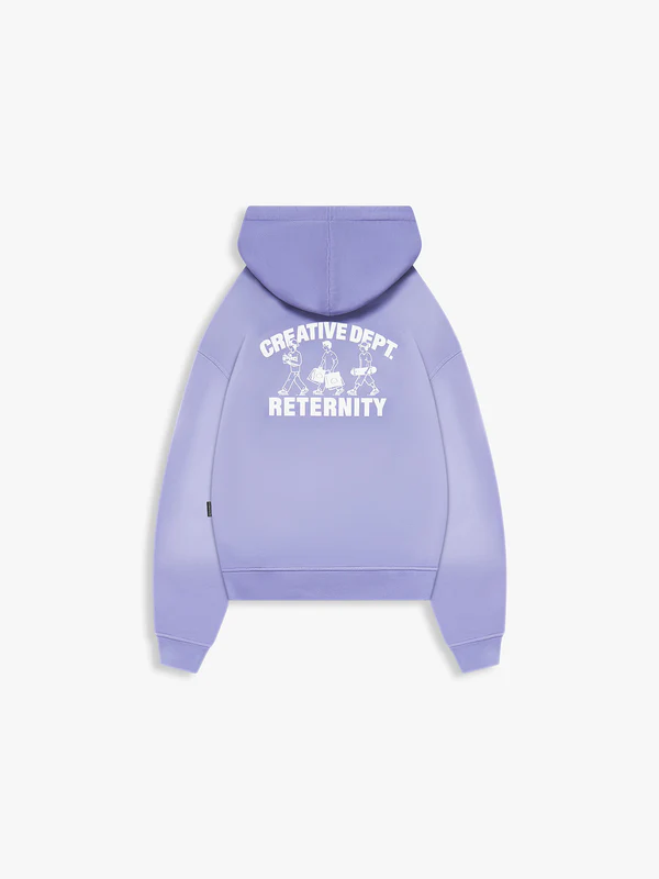 Creative Dept Logo Zipper Hoodie - Purple B