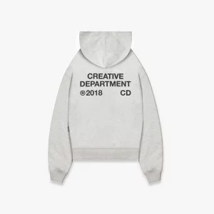 Creative Dept Zip Hoodie - Grey - Back
