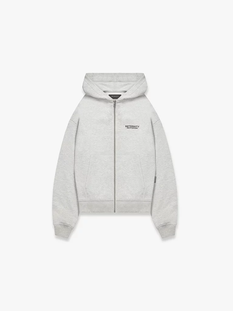 Creative Dept Zip Hoodie - Grey - Front