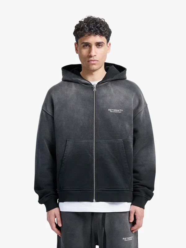 Creative Dept Zipper Hoodie - Black m f