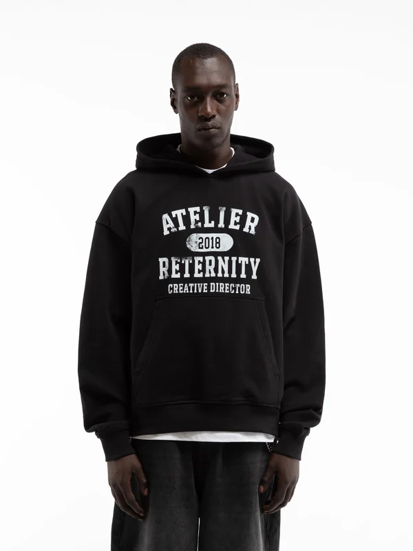 Atelier Emblem Hoodies - Black
