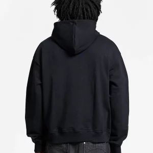 Atelier Emblem Zipper Hoodie - Black